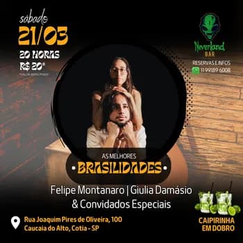 Imagem do Brasilidades - Felipe Montanaro & Giulia Damásio