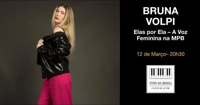 Imagem do Bruna Volpi no Fino da Bossa 