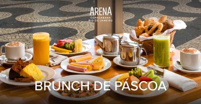 Imagem do Brunch de Páscoa - Arena Copacabana Hotel