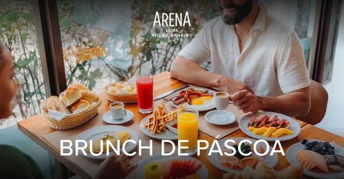 Imagem do Brunch de Pascóa - Arena Leme Hotel