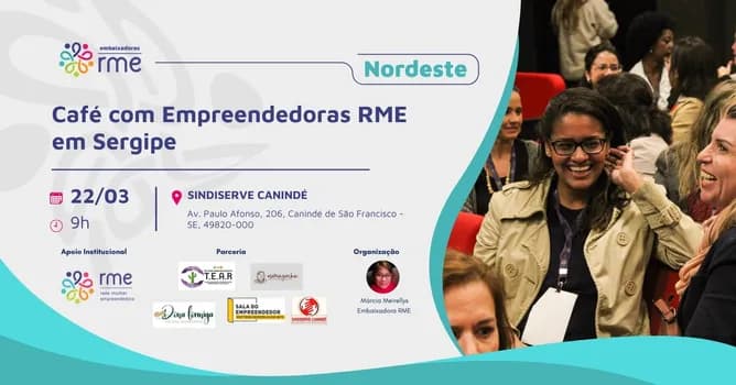 Imagem do Café com Empreendedoras RME em Sergipe