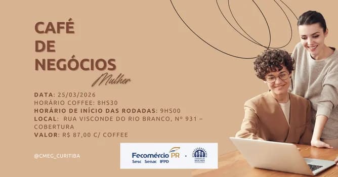 Imagem do CAFÉ DE NEGÓCIOS - MARÇO 2026