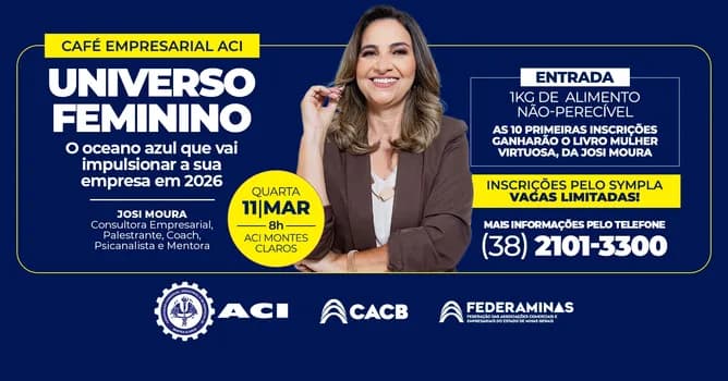 Imagem do Café Empresarial ACI - Edição de Março/2026