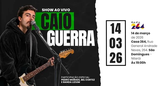 Imagem do Caio Guerra - Ao Vivo na Casa 264