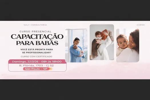 Imagem do CAPACITAÇÃO PROFISSIONAL PARA BABÁS