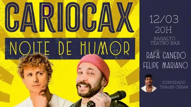 Imagem do CARIOCAX NOITE DE HUMOR