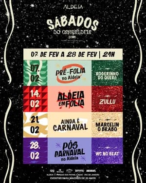 Imagem do Carnaldeia - Pré Folia no Aldeia - Sábado 07/02