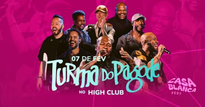 Imagem do Casa Blanca convida Quintal do Turma do Pagode