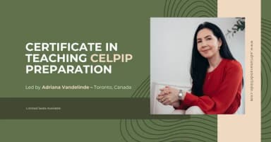 Certificate in Teaching CELPIP Preparation em Curitiba