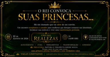 CHÁ DAS REALEZAS EVENTO VIP em Cajamar
