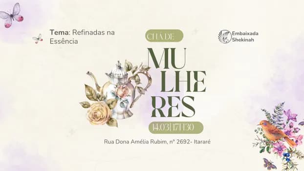 Imagem do Chá de Mulheres - Refinadas na Essência