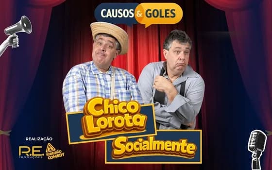 Imagem do Chico Lorota e Socialmente em Causos e Goles