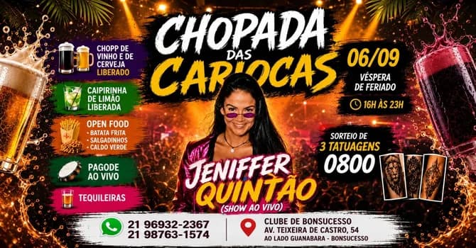 Imagem do CHOPADA DAS CARIOCAS