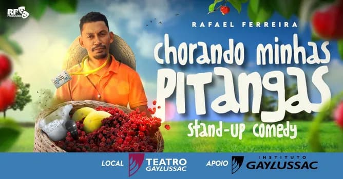 Imagem do CHORANDO MINHAS PITANGAS - STAND UP COMEDY
