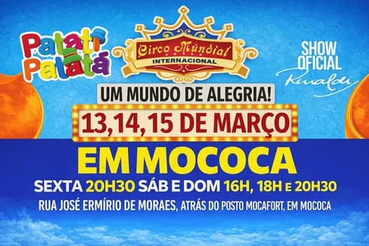 Imagem do CIRCO PATATI PATATÁ - MOCOCA SP - SEXTA 20H30