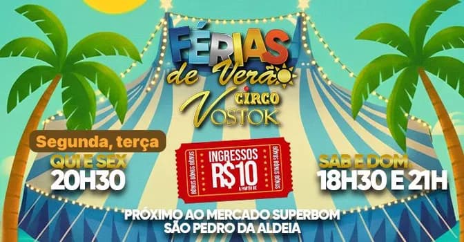 Imagem do CIRCO VOSTOK SESSÃO 18:30