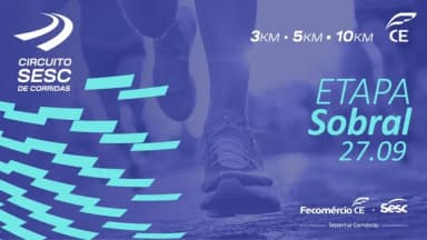 CIRCUITO SESC DE CORRIDAS ETAPA SOBRAL-CE 2026  em Sobral