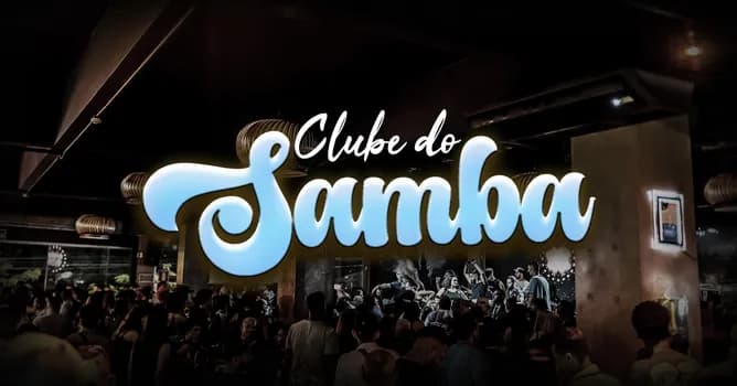 Imagem do CLUBE DO SAMBA | DOMINGO | 15/03 | 20 HRS