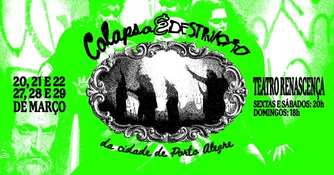 Imagem do Colapso e Destruição da Cidade de Porto Alegre