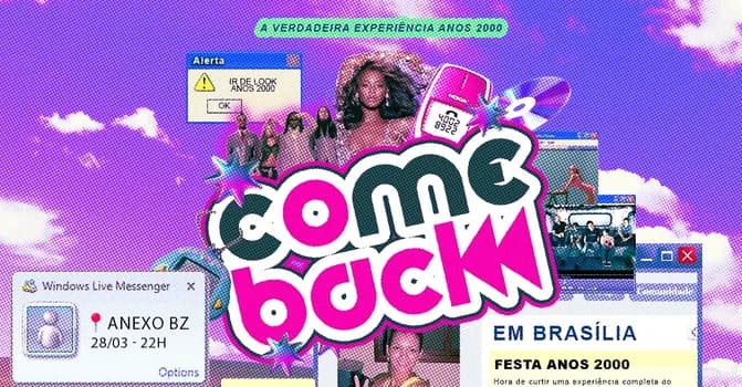 Imagem do COMEBACK: A verdadeira experiência anos 2000
