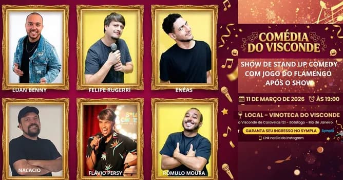 Imagem do COMÉDIA DO VISCONDE - SHOW DE STAND UP COMEDY