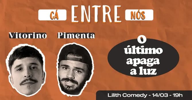 Imagem do COMÉDIA STAND UP - CÁ ENTRE NÓS - SÁBADO