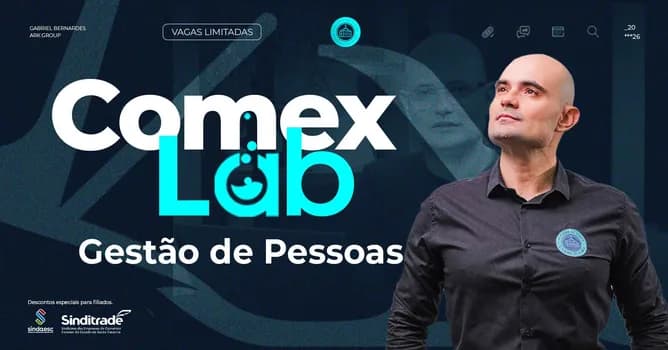 Imagem do Comex LAB - Gestão de Pessoas (EVENTO ONLINE)