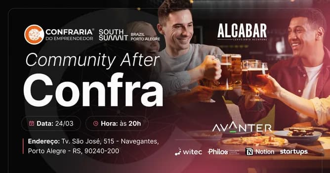 Imagem do COMMUNITY AFTER | CONFRARIA DO EMPREENDEDOR