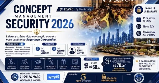Imagem do CONCEPT MANAGEMENT SECURITY 2026