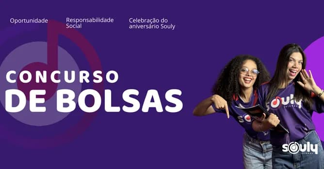 Imagem do CONCURSO DE BOLSAS SOULY - ESPECIAL 5 ANOS