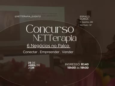 Concurso NETTerapia 2026 em São Paulo