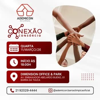 Imagem do Conexão Consórcio - Ademicon Barra Olímpica