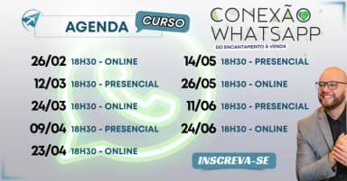 Conexão WhatsApp - Curso Presencial 14/05 em Porto Alegre
