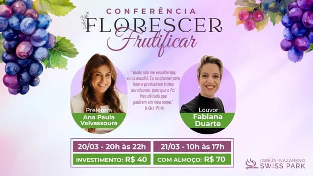 Imagem do Conferência de Mulheres - FRUTIFICAR
