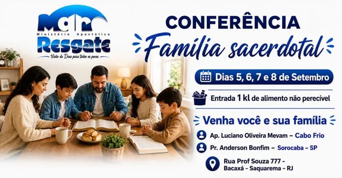 Imagem do CONFERÊNCIA FAMILIA SACERDOTAL