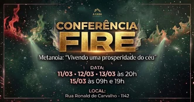 Imagem do CONFERÊNCIA FIRE