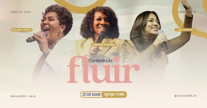 Imagem do Conferência Fluir- Mulheres Vale