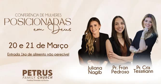 Imagem do Conferência Mulheres Posicionadas em Deus