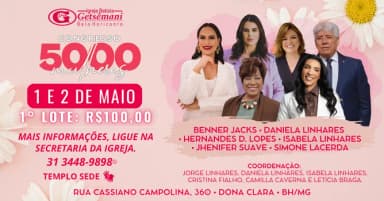 CONGRESSO 5000 MULHERES 2026 em Belo Horizonte