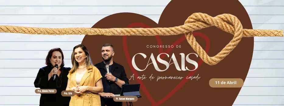 Imagem do CONGRESSO DE CASAIS - A ARTE DE PERMANECER CASADO