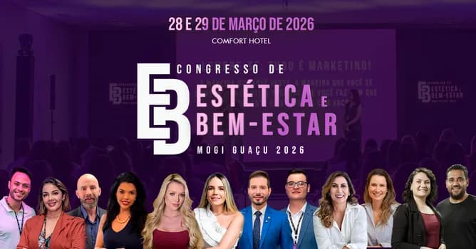 Imagem do Congresso de Estética e Bem-estar 2026