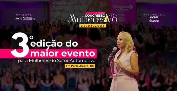 Imagem do Congresso Nacional Mulheres V8 - 3ed 2026