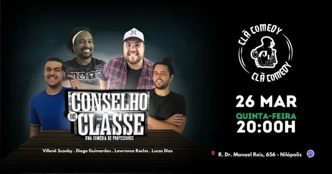 Imagem do CONSELHO DE CLASSE - SHOW DE COMÉDIA EM NILÓPOLIS!