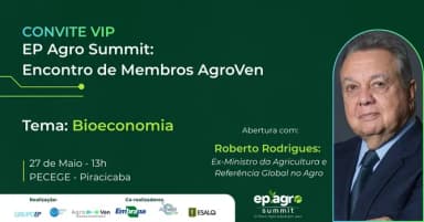 CONVITE VIP - Encontro AgroVen no EP Agro Summit em Piracicaba