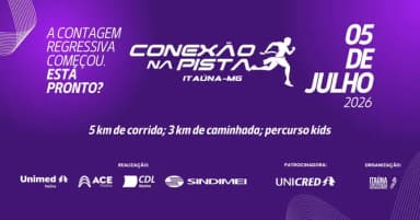 Corrida Conexão na Pista 2026 em Itaúna