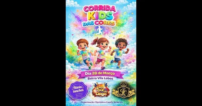 Imagem do Corrida Kids das Cores