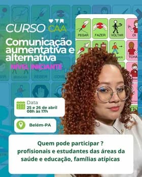 Imagem do Curso CAA iniciante família atípica