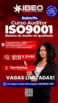Imagem do Curso de Auditor Interno ISO 9001  Belém/PA