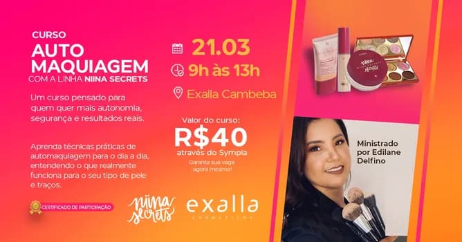 Imagem do Curso de Automaquiagem