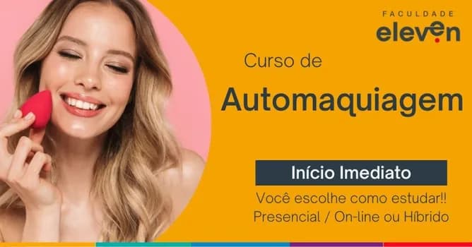 Imagem do Curso de Automaquiagem Faculdade Eleven